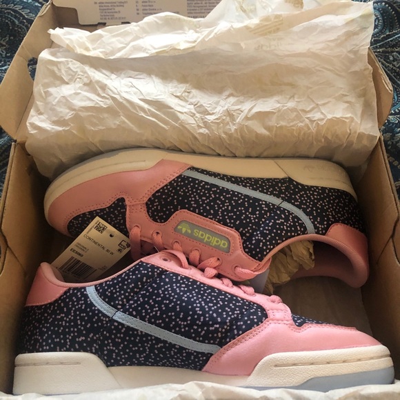 New Adidas pink continental 80. Sz 7 - Picture 5 of 6
